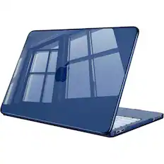 Front. Kitcheniva - Ultra-Thin Snap On Hard Shell Case for MacBook Neo 13 Inch (2026) Crystal Indigo - Crystal Indigo.