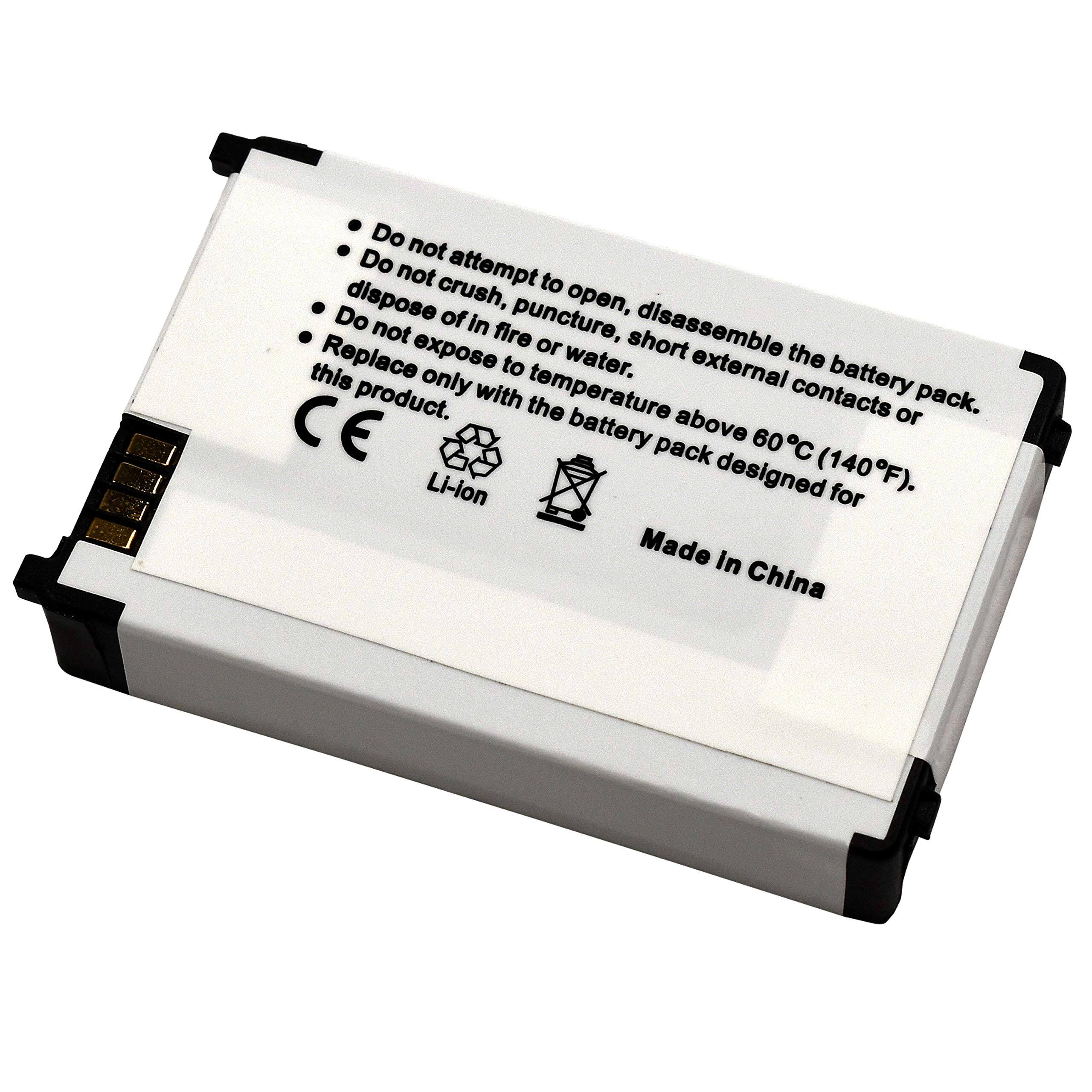 Do not attempt to open, disassemble the battery pack.  
Do not crush, puncture, or expose to fire or water.  
Do not expose to temperature above 60°C (140°F).  
Replace only with the battery pack designed for this product.  

CE  
Li-ion  

Made in China