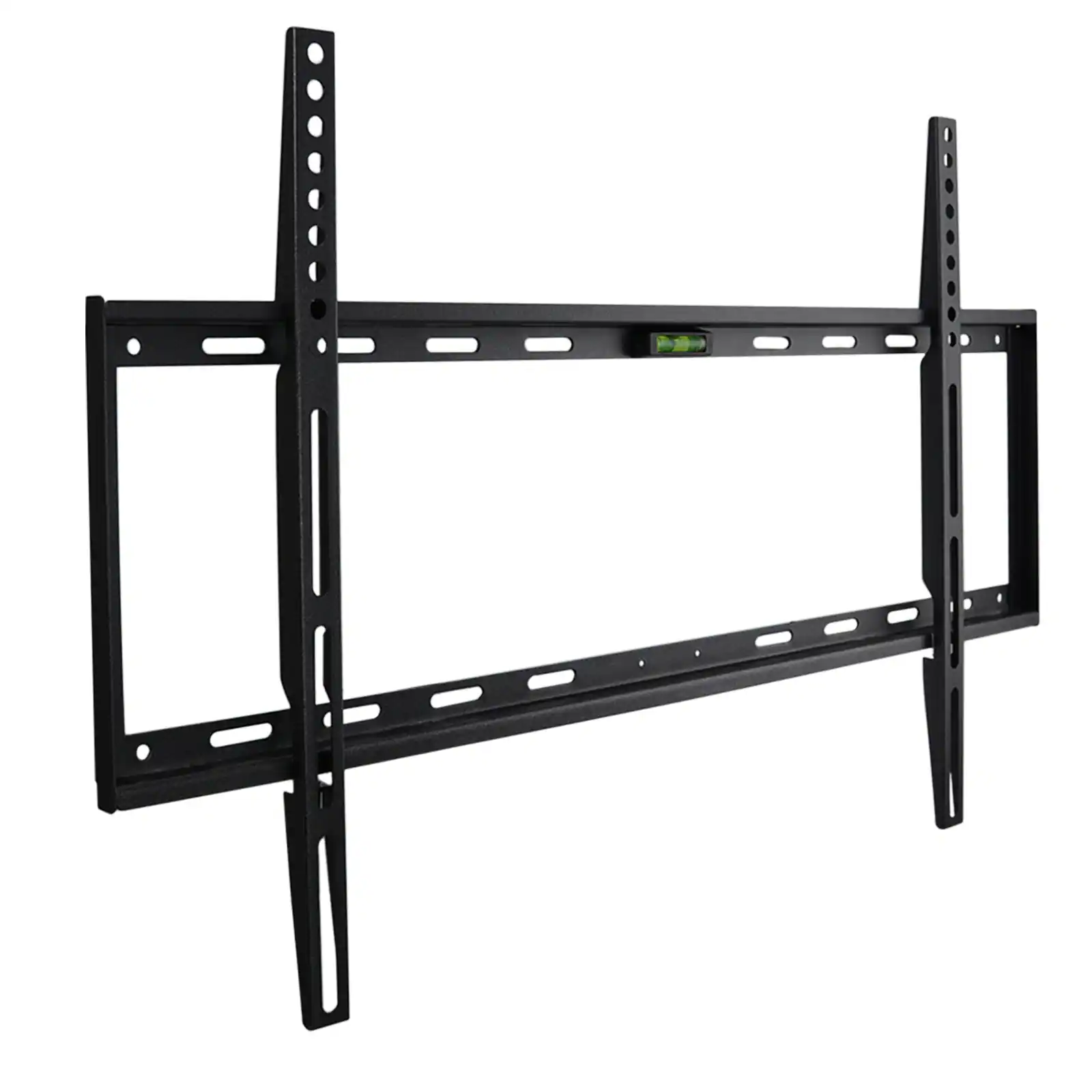 Front. MegaMounts - MegaMounts Fixed Wall Mount with Bubble Level for 32-70 Inch  LCD, LED, and Plasma Screens - Black.