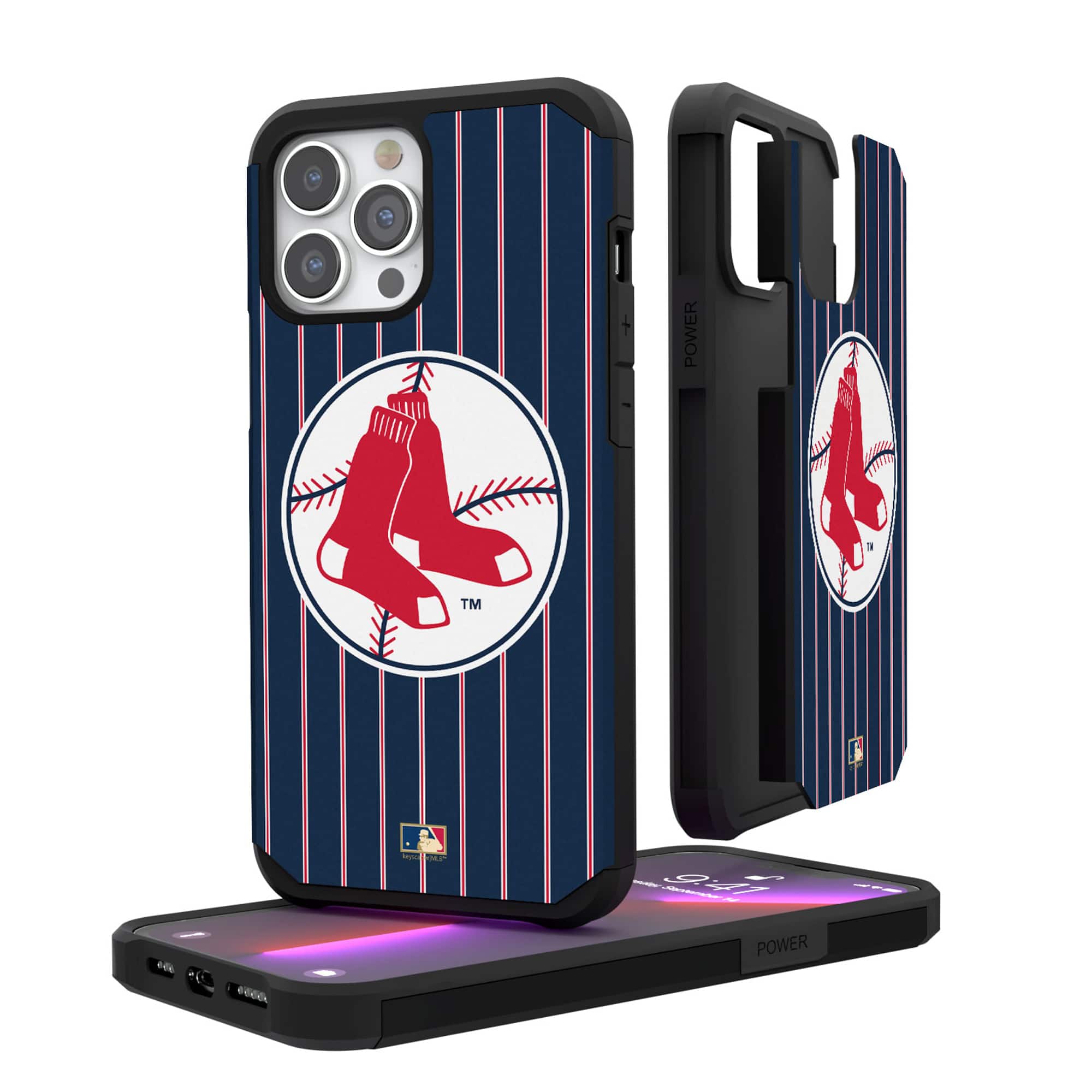 Keyscaper - MLB - Boston Red Sox - Pinstripe Cooperstown Design iPhone Rugged Case - 13 Pro - Multicolor price history on PriceWatchPro