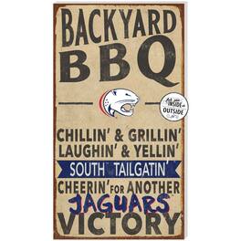 Jardine - South Alabama Jaguars 11'' x 20'' Indoor/Outdoor BBQ Sign - Brown
