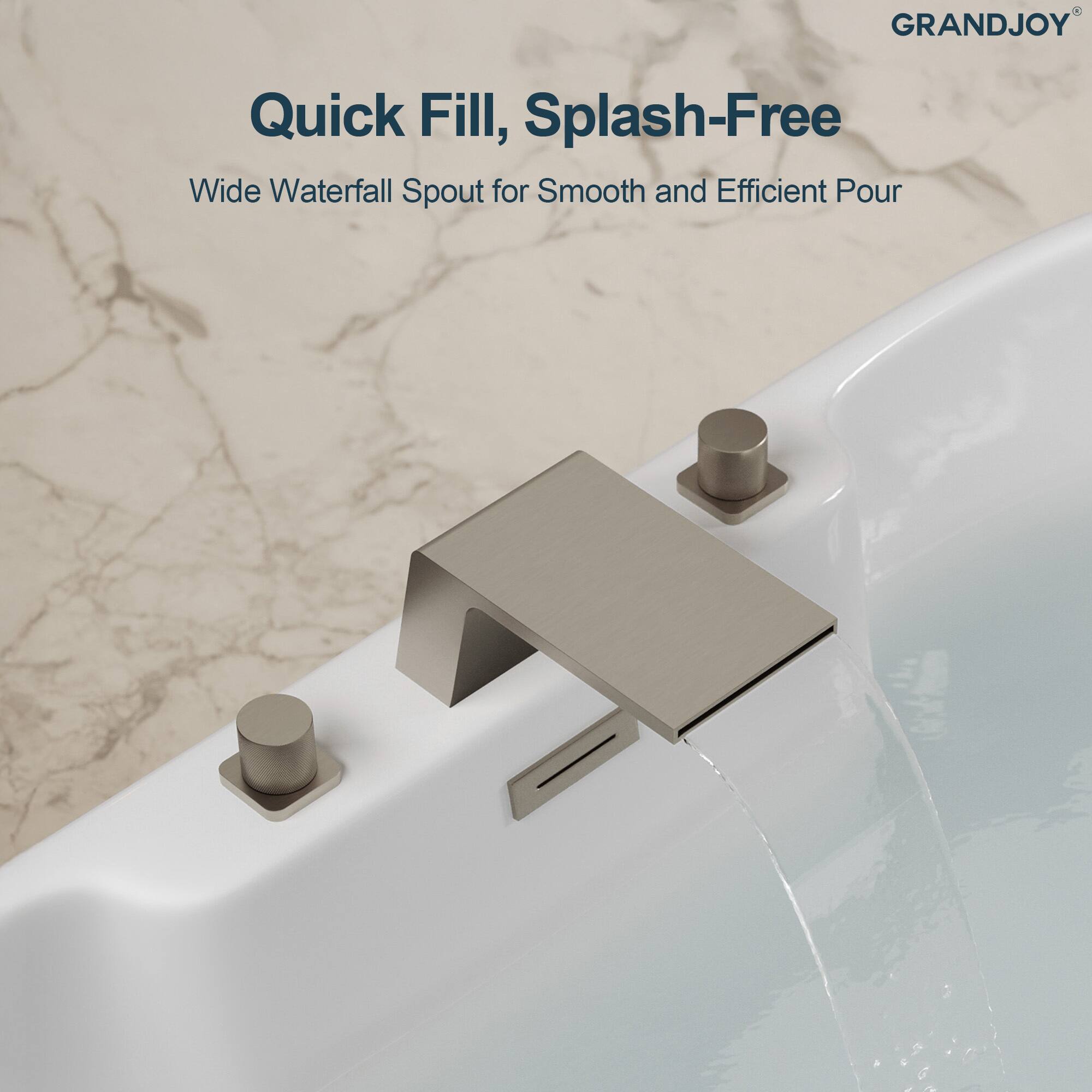 GRANDJOY

Quick Fill, Splash-Free  
Wide Waterfall Spout for Smooth and Efficient Pour
