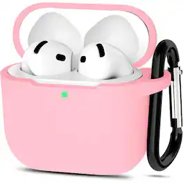 Entronix - AirPods 4th Generation Case - Soft-Touch Liquid Silicone Protection - Light Pink