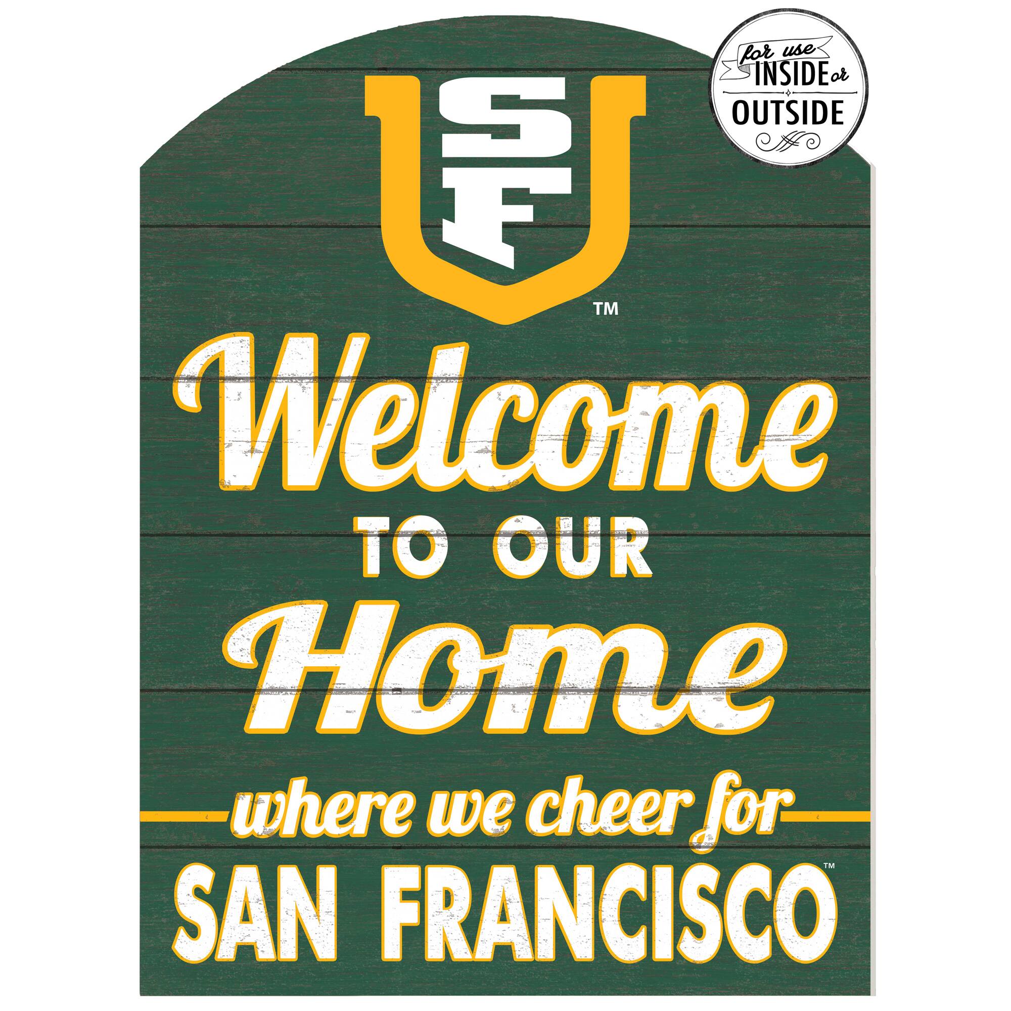 San Francisco Dons 16'' x 22'' Marquee Sign