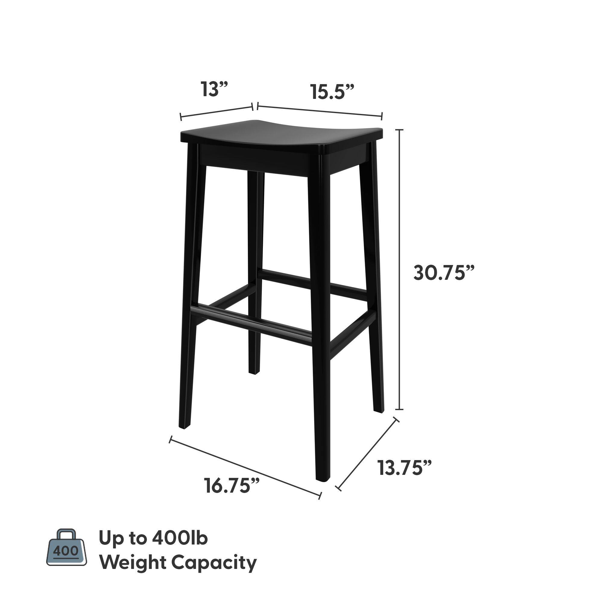 13" x 15.5"  
30.75"  
16.75"  
13.75"  
Up to 400lb Weight Capacity