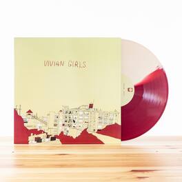 Vivian Girls - Vivian Girls (Half Cream/Half Maroon Vinyl) - VINYL LP
