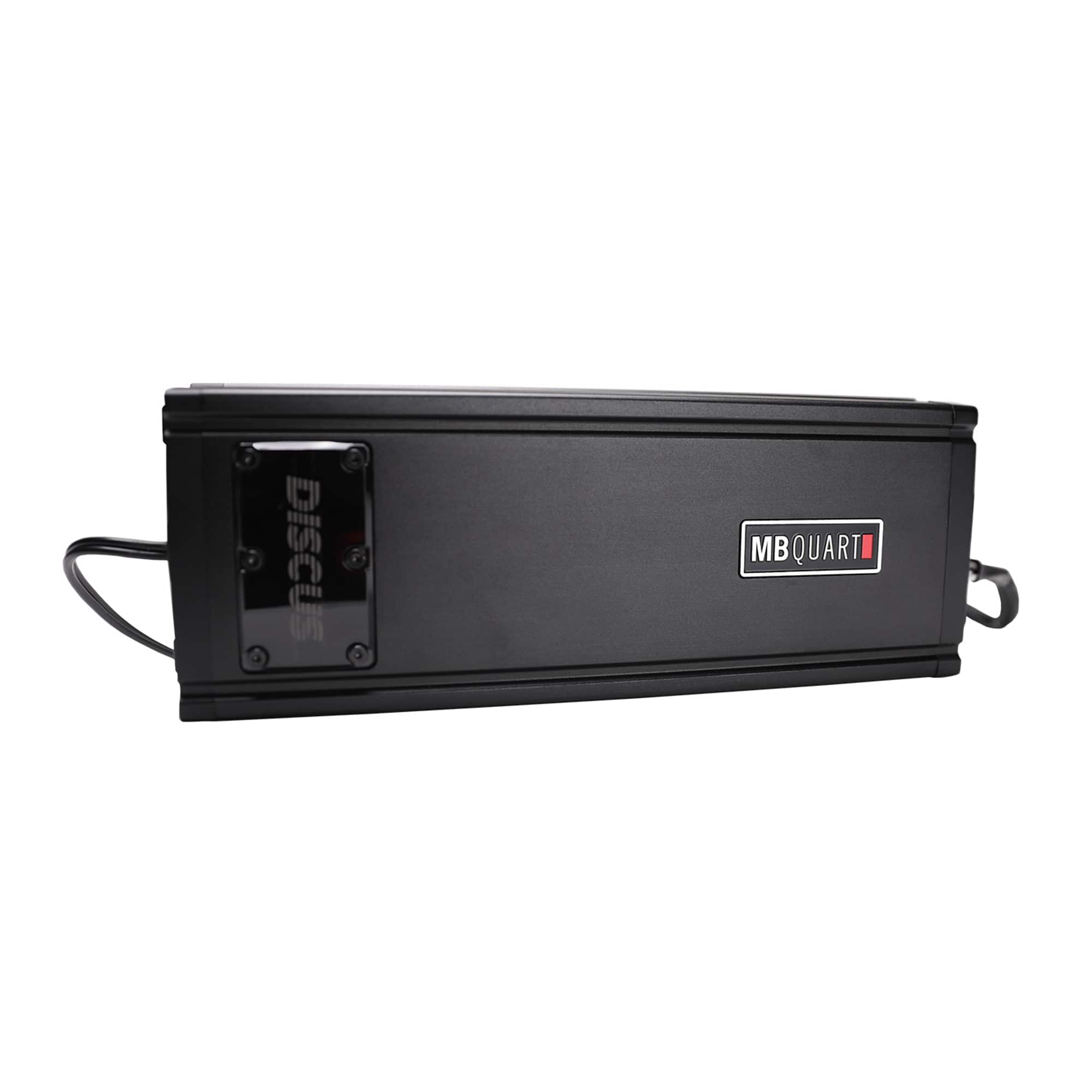 MB Quart - Discus 2 Channel Marine Amplifier with Top Mounted Controls, 500 Watts - Black