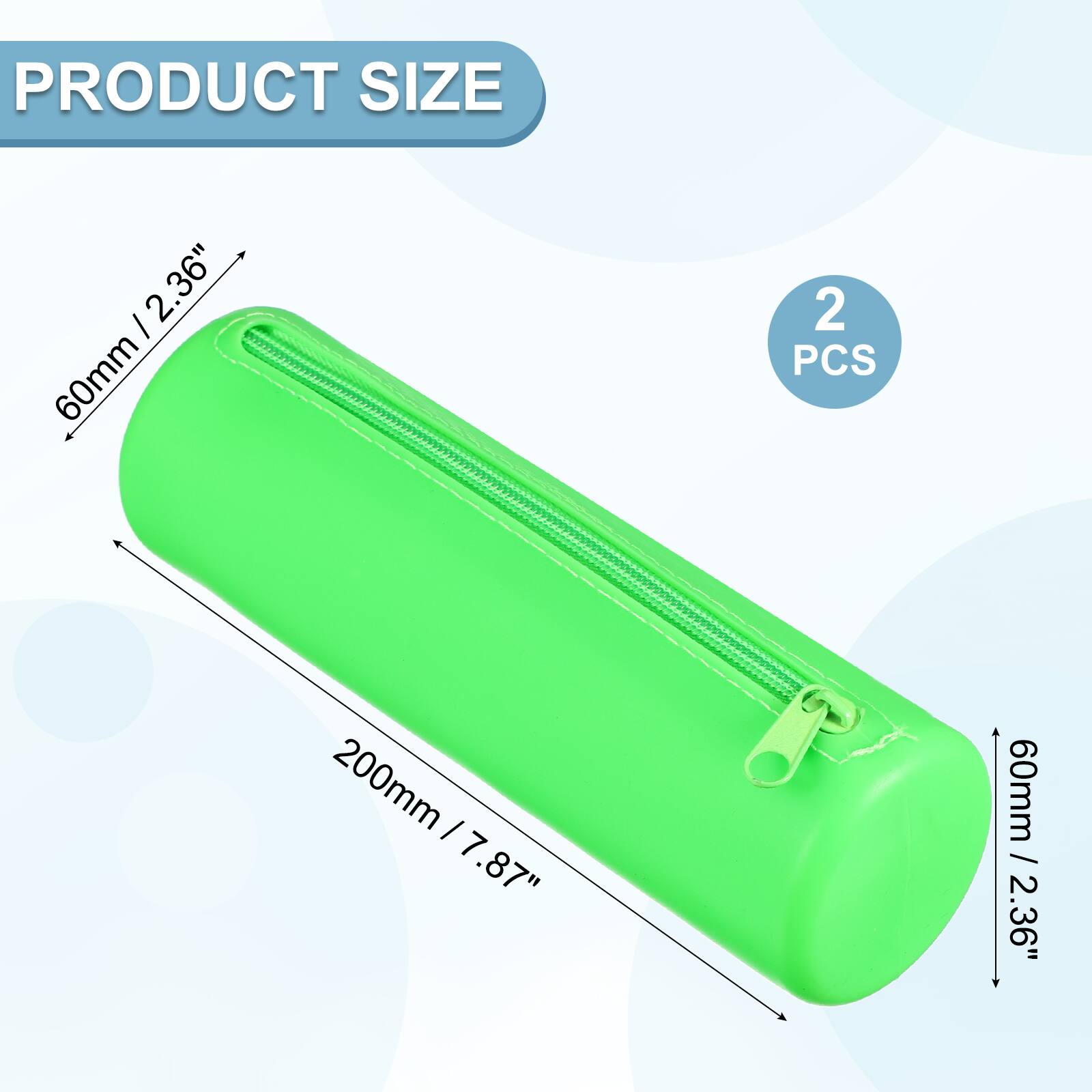 PRODUCT SIZE

2.36" / 60mm

2 PCS

200mm / 7.87"