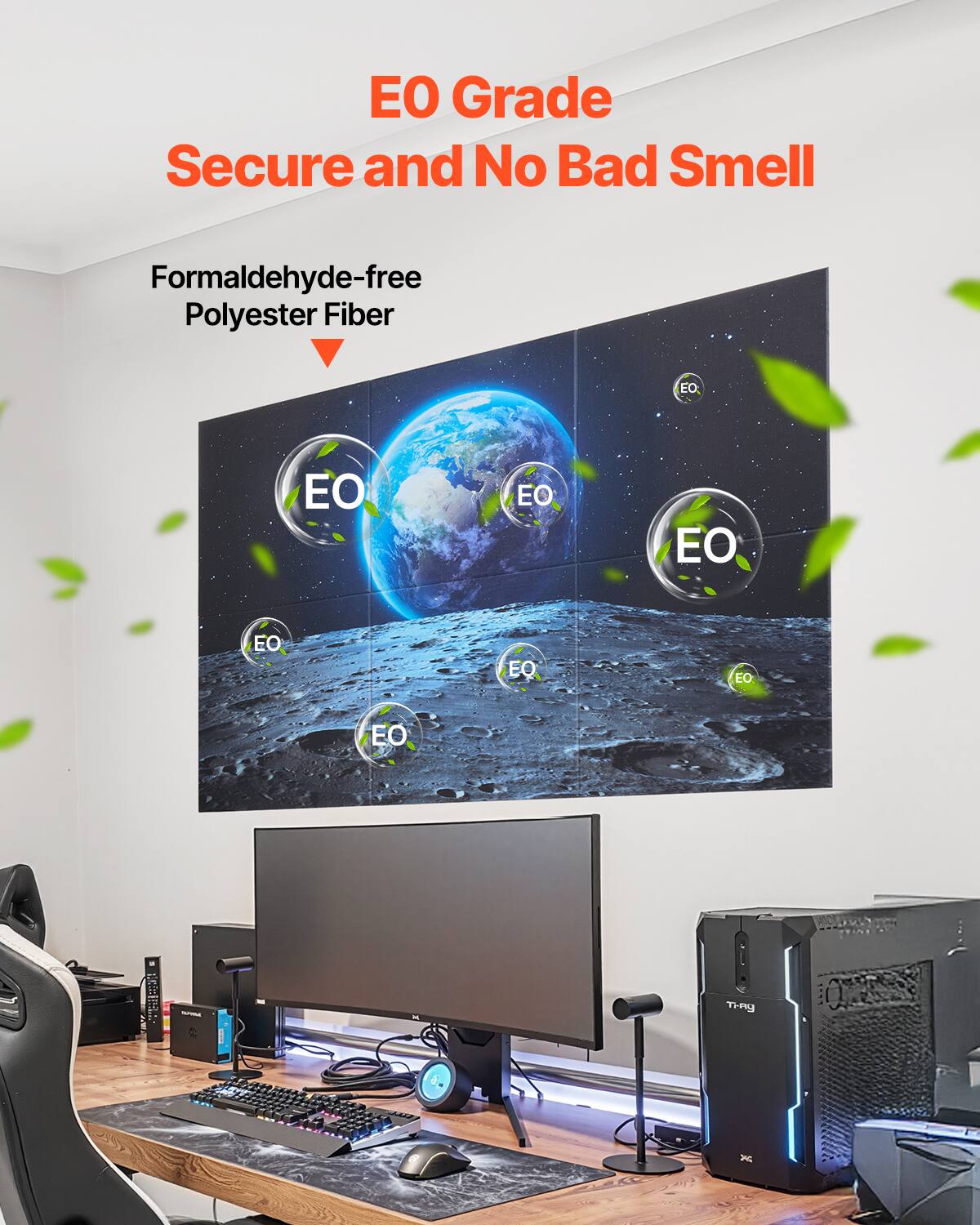 EO Grade Secure and No Bad Smell  
Formaldehyde-free Polyester Fiber