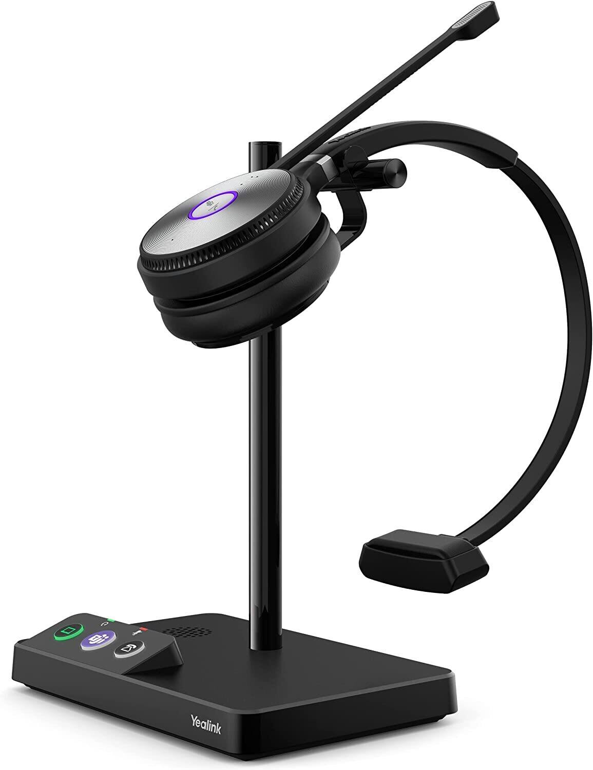 Angle. Yealink - WH62 Mono Teams Headset - Black.