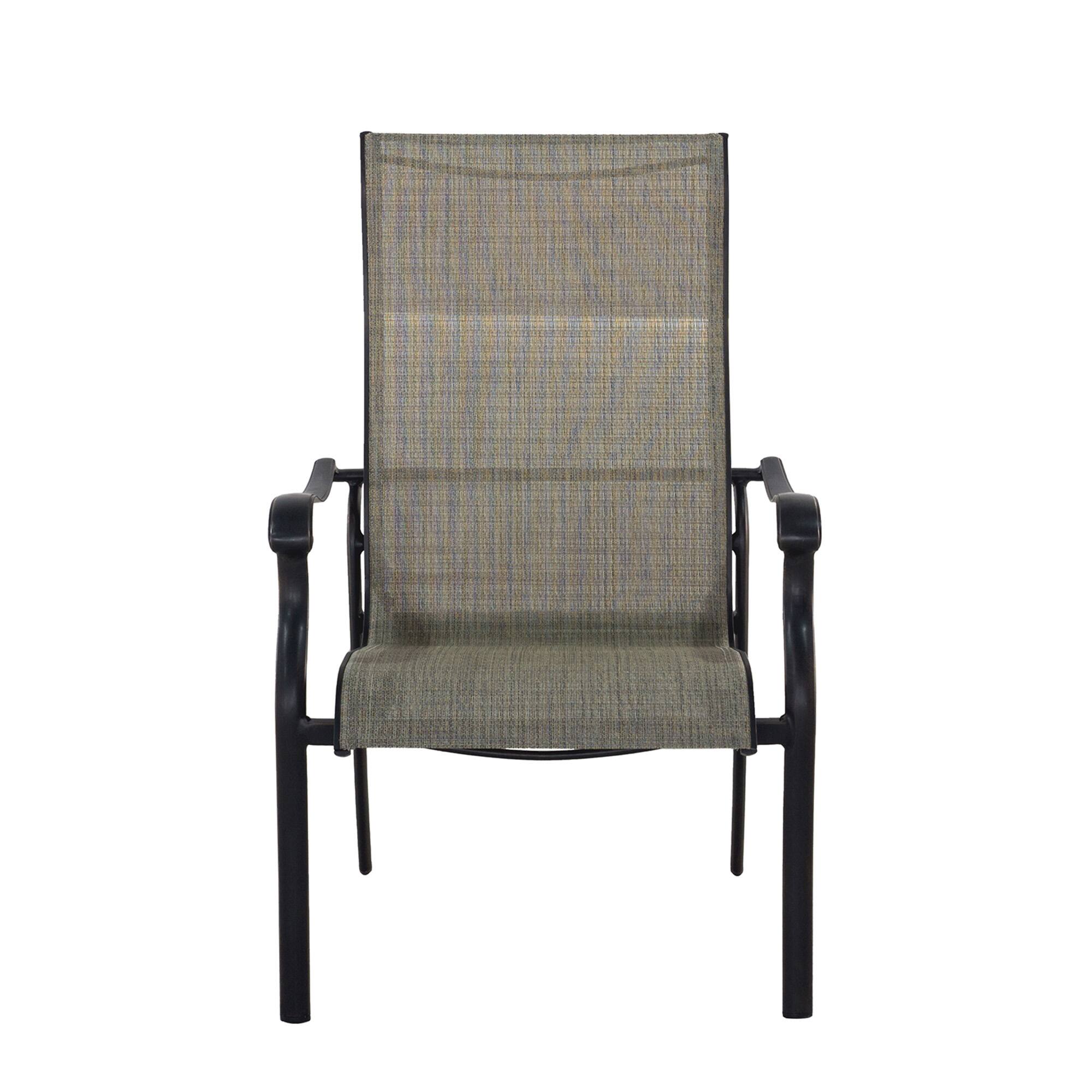 Left. Mondawe - 4-Piece Outdoor Chair Set with Ergonomic Design - Bronze.