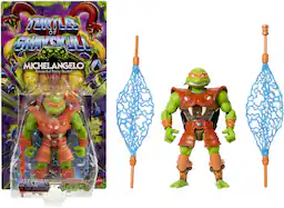 Mattel Collectible - Masters of the Universe Turtles of Grayskull Michelangelo (He-Man, MOTU, TMNT) - COLLECTIBLES
