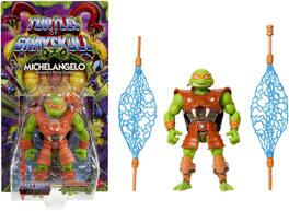 Mattel - Collectible - Masters of the Universe Turtles of Grayskull Michelangelo (He-Man, MOTU, TMNT) - COLLECTIBLES - Multicolor