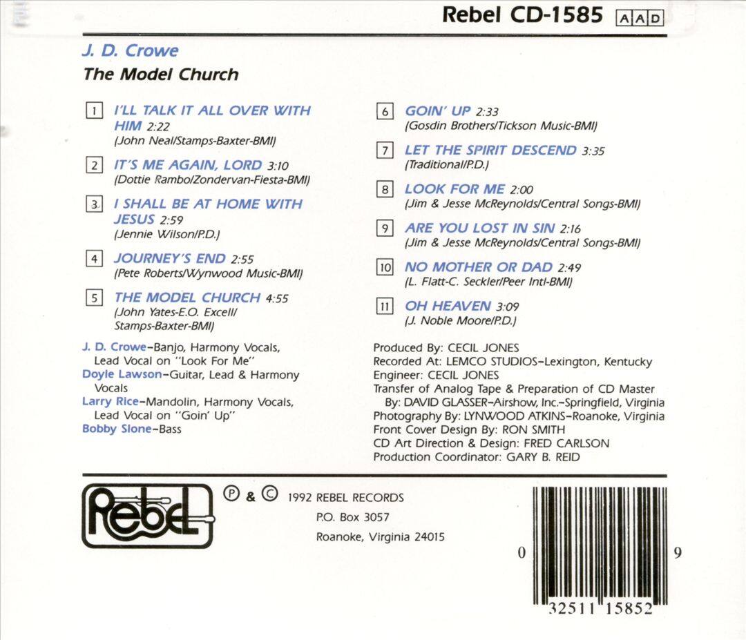 Back. The Model Church [CD].