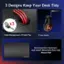 3 Designs Keep Your Desk Tidy:

1. Cable Management +3 Cable Ties
2. 2 Iron Hooks
3. Oversized Dirt-Resistant and Sweat-Absorbent Non-slip Mouse Pad