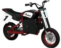 Razor - Indian Youth eFTR Jr w/7 miles Max Operating Range & 15 mph Max Speed - Small - Black - Front_Zoom