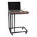 Alt View 5. VEVOR - C Table, C Shaped Sofa Side Table with Metal Frame Rolling Casters, Portable C Shaped End Stand - Rated MDF Board.