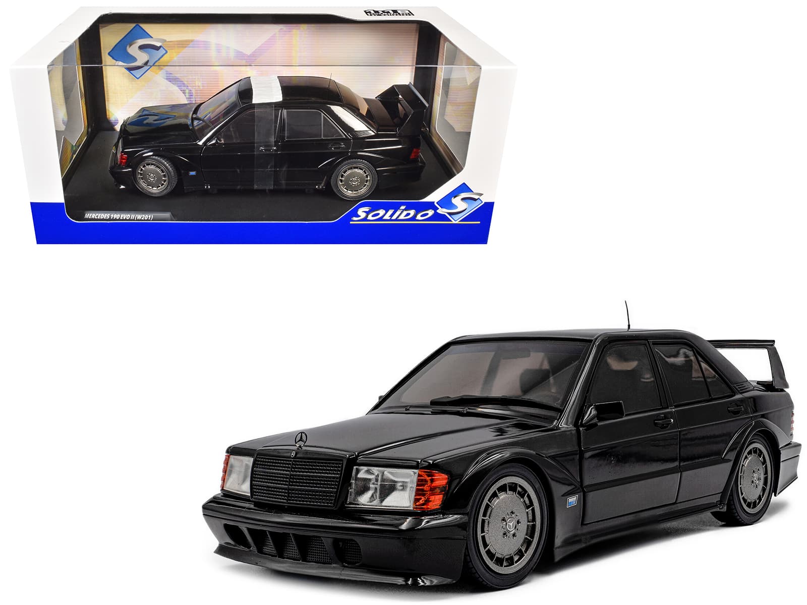 "Mercedes Benz 190 Evolution II (W201) ""Solido Works"" Black 1/18 Diecast Model Car by Solido" price history on PriceWatchPro