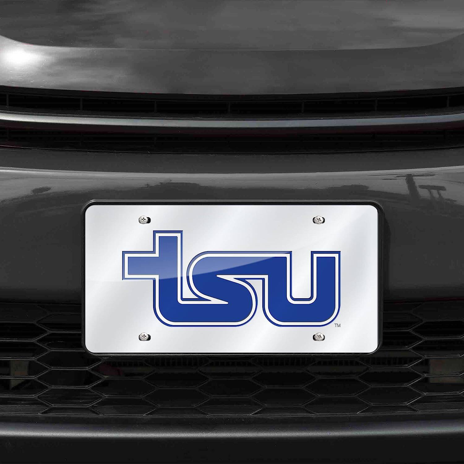 Alt View 1. Rico Industries - Tennessee State Tigers Mirrored Laser Cut License Plate Laser Tag - Multi.