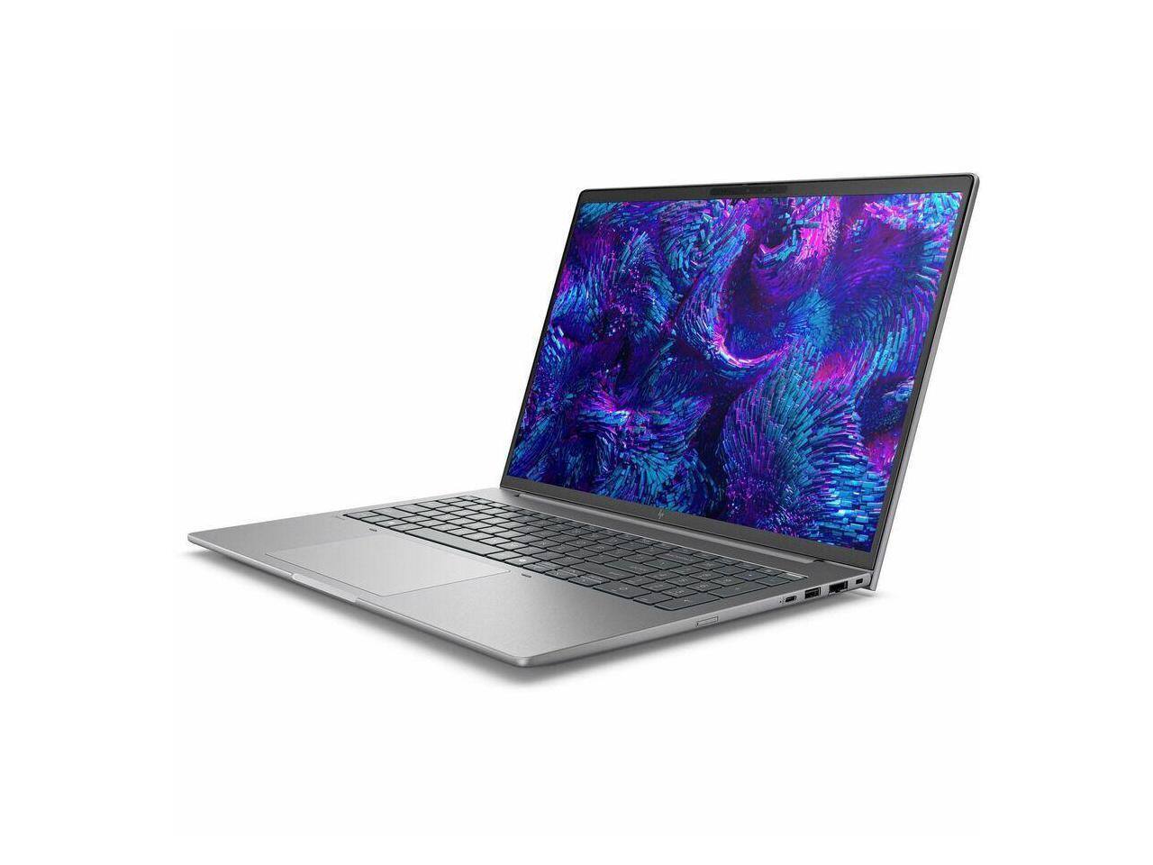Alt View 5. HP - HP ZBook 8 G1i 16" - Intel Core Ultra 7 265U - 16GB - 512GB SSD - Windows 11 Pro - BP6Z0UT#ABA - Meteor Silver.