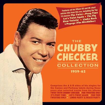 Sure, here is the corrected and grouped text:
---
**THE CHUBBY CHECKER COLLECTION 1959-62**
Features all his fifteen US and UK chart entries from this era, including the top 10 classics: The Twist, Pony Time, The Fly, Let's Twist Again, Rock Twistin' Limbo, Slow Hitchhiker & Popeye (The Hitchhiker).
Comprises the A & B sides of his singles for the Cameo and Parkway labels during these years plus selected tracks from his albums: TWIST WITH CHUBBY CHECKER FOR TWISTERS ONLY, IT'S PONY TIME LET'S TWIST AGAIN FOR TEEN TWISTERS ONLY, LIMBO PARTY & BEACH PARTY.
---
