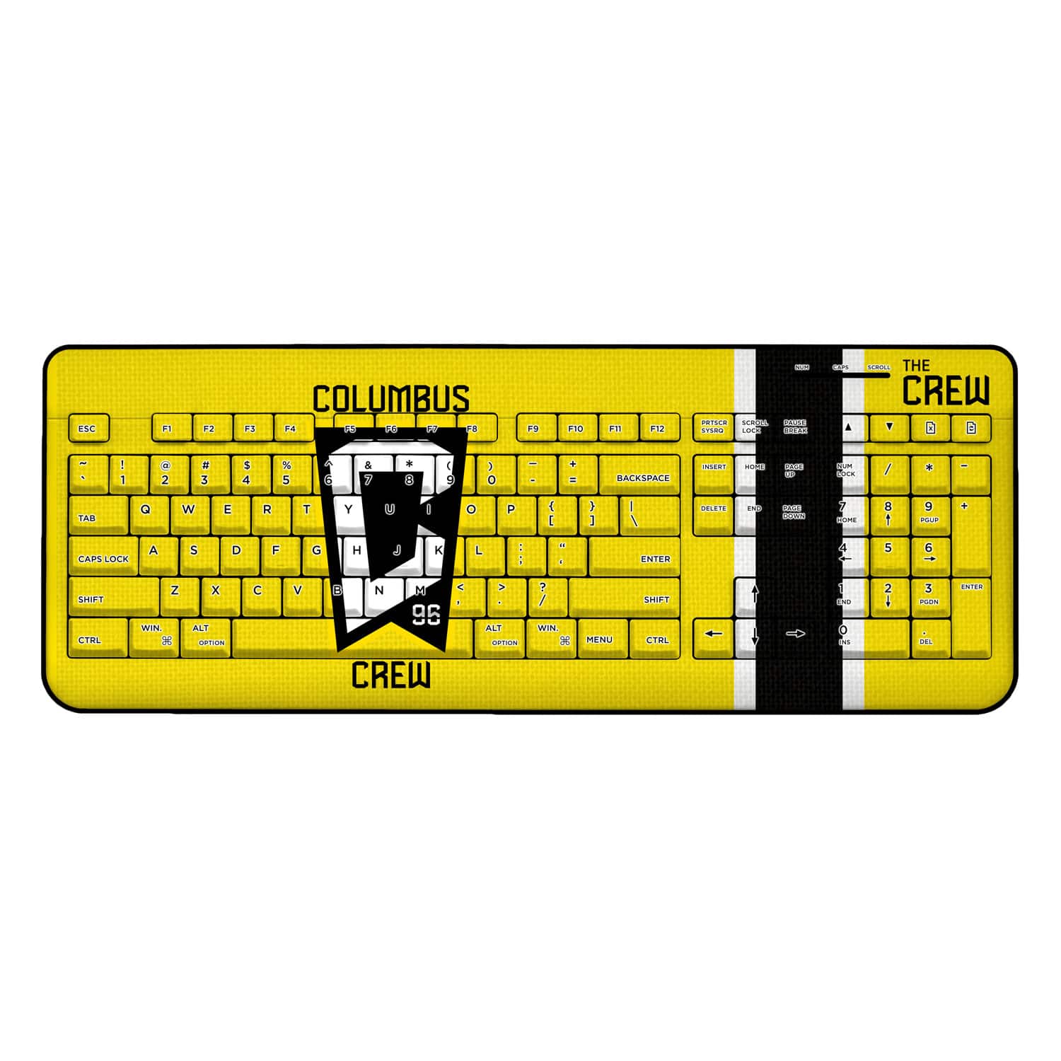 Keyscaper - Columbus Crew Stripe Wireless Keyboard - Multicolor