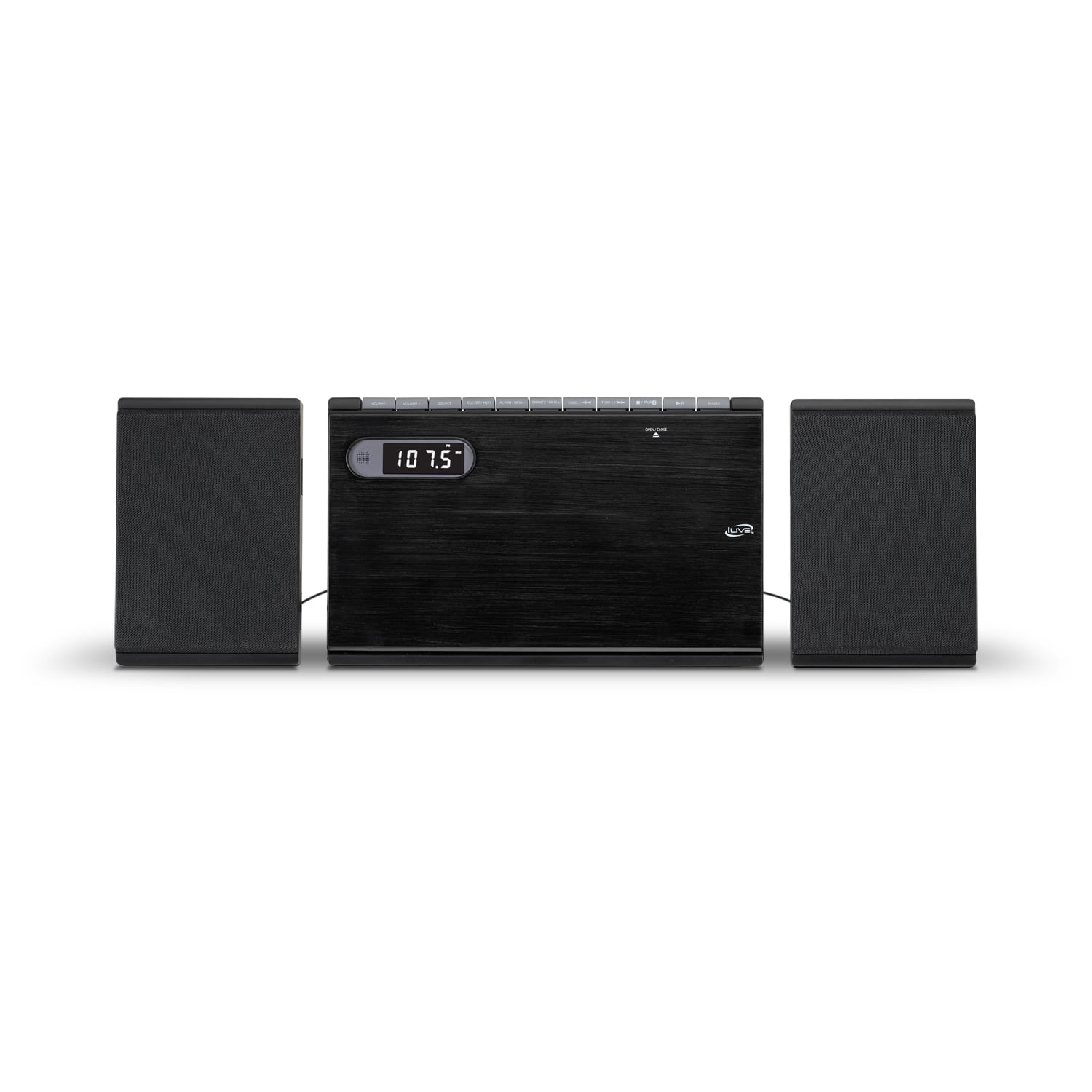 Left. iLive - Audio System - Black.