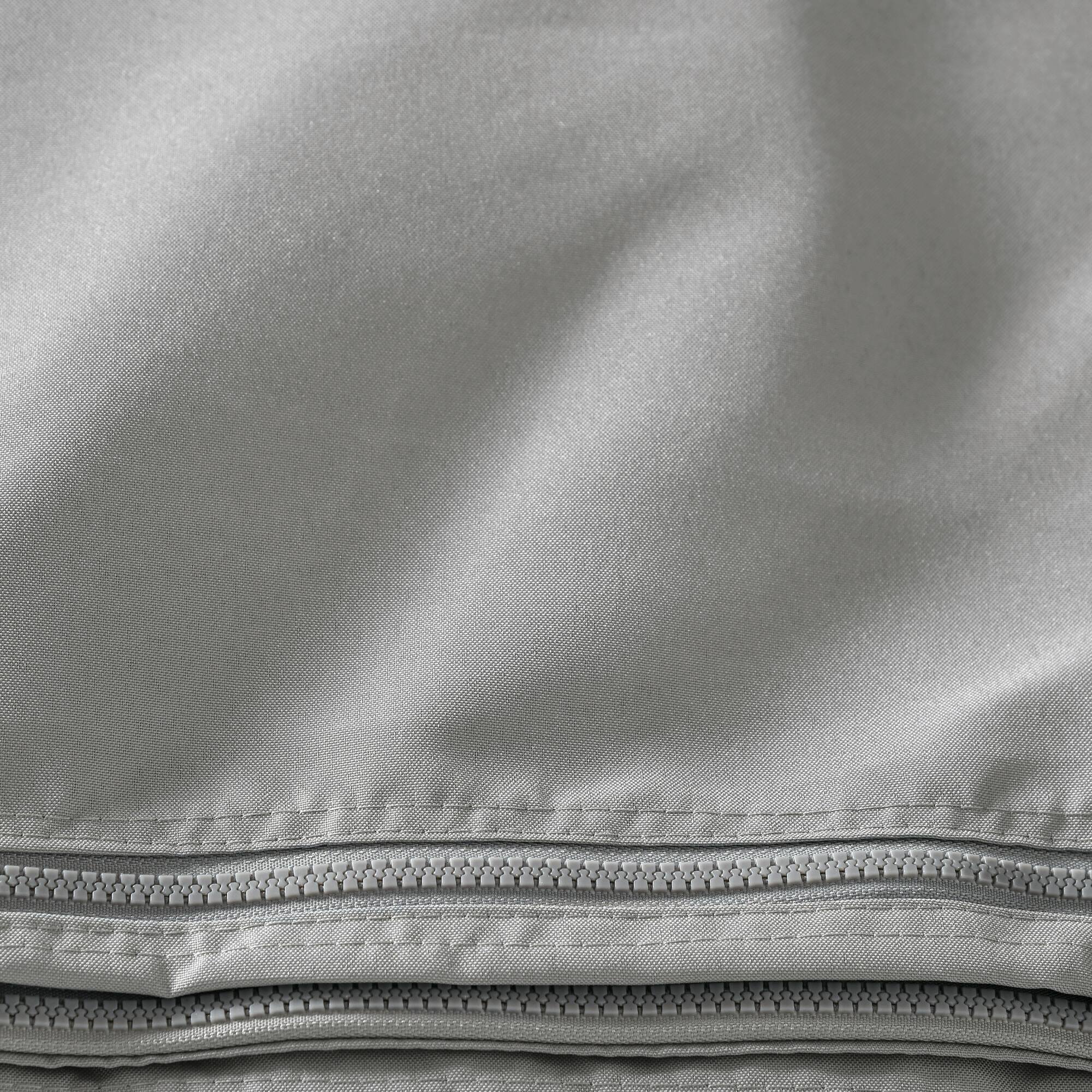 Alt View 8. Outsunny - 10' x 13' Universal Gazebo Sidewall Set with Panels, Hooks and C-Rings Included for Pergolas and Cabanas - Light Gray.