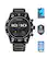 Angle. Citizen - CZ Smart 45mm Unisex IP Stainless Steel Sport Smartwatch with IP Stainless Steel Bracelet - Black.