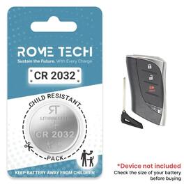RomeTech - Replacement Battery for Key Fob - Lexus UX 250h 2019