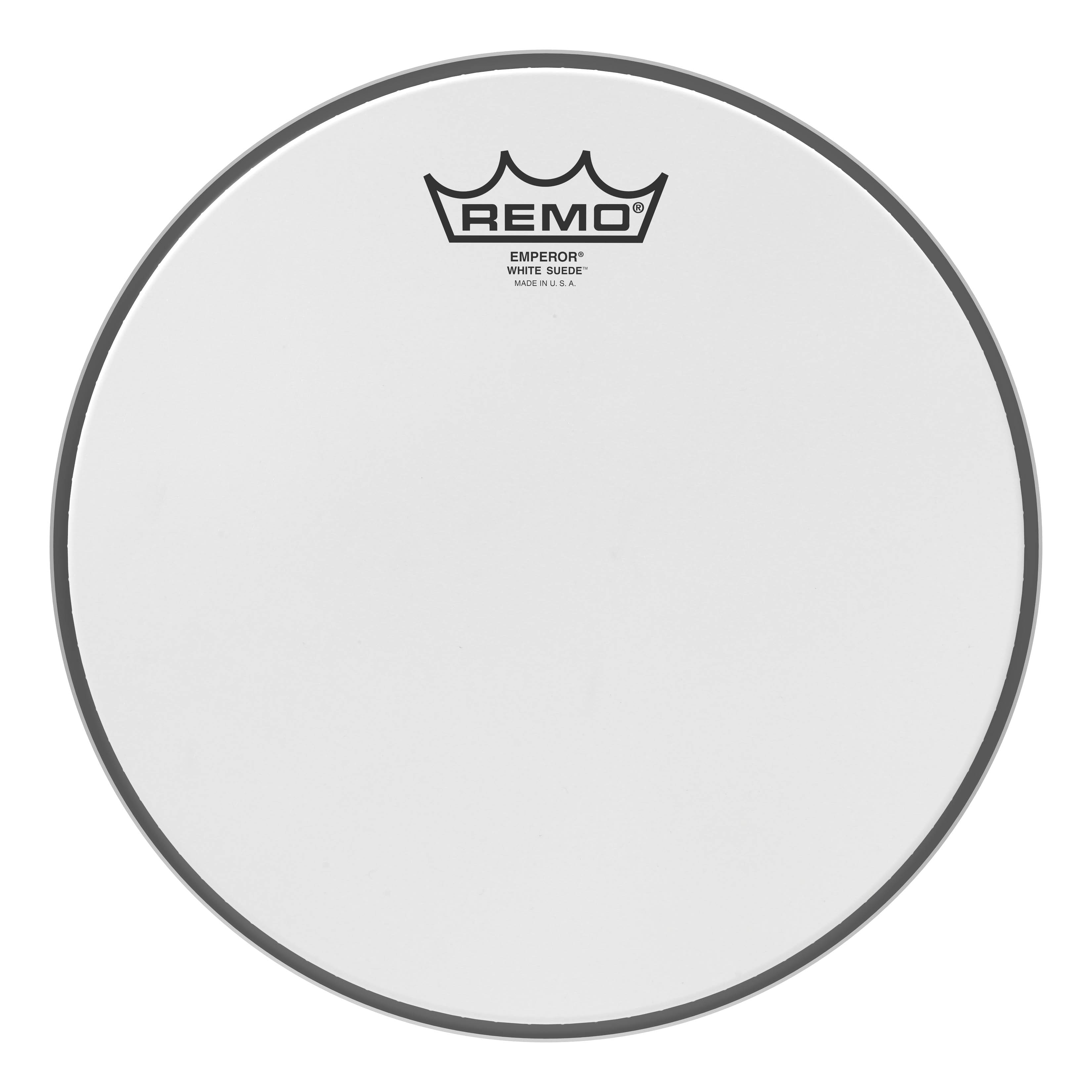 Remo - Batter, Emperor, White Suede, 10 Diameter price history on PriceWatchPro