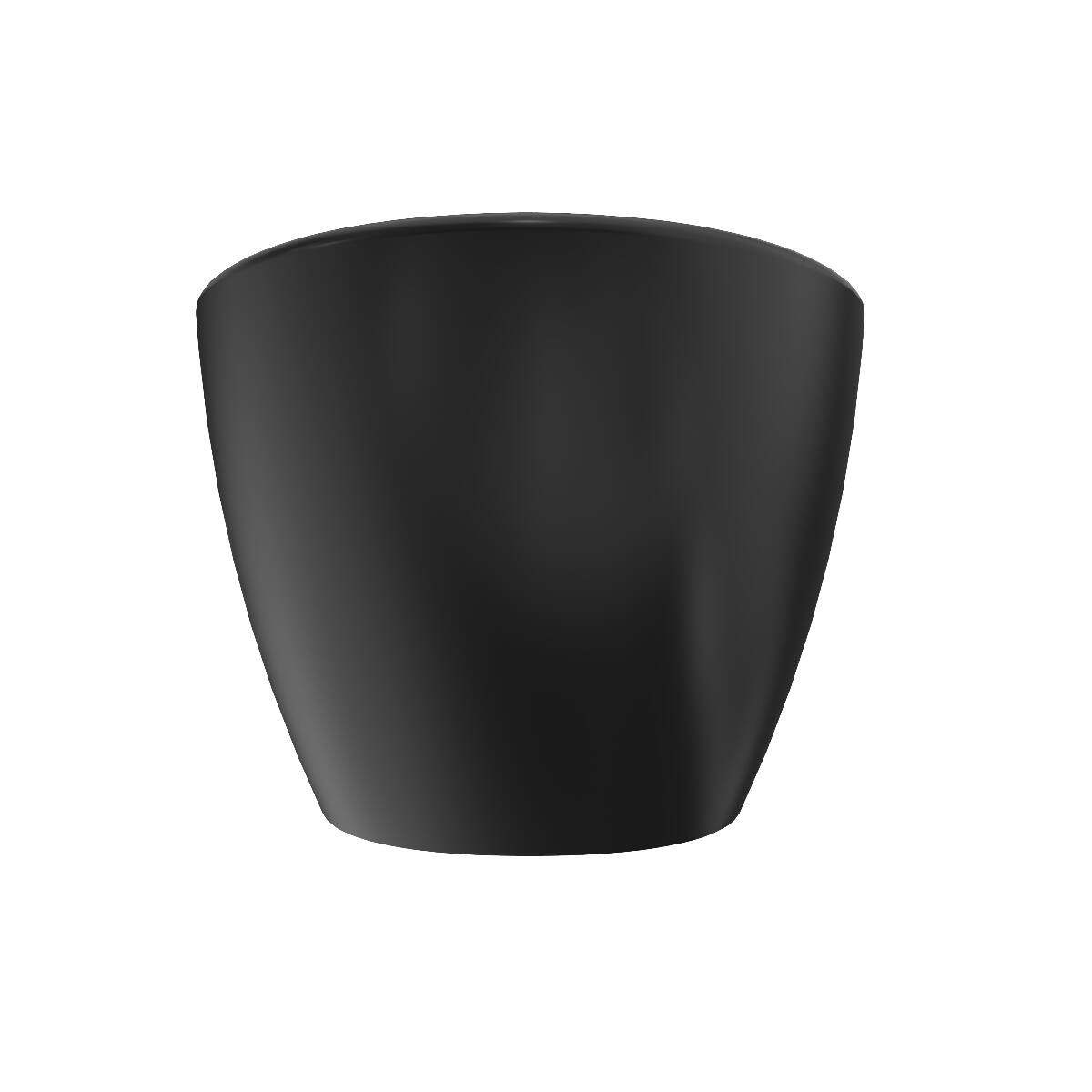 Alt View 8. Loheer - Loheer 61 in Freestanding Solid Surface Soaking Bathtub, Matte Black Oval Tub with Center Drain - Black.