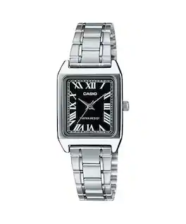 Casio - Women’s Watch with Black Roman Dial - LTP-V007D-1BUDF - Silver