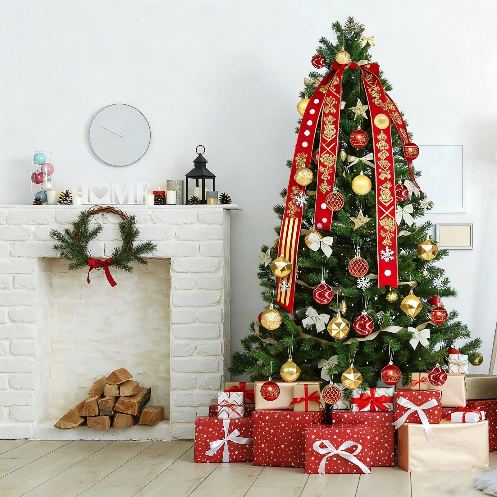 Alt View 1. Acekool - 20 PCS Shatterproof Christmas Ball Ornaments for Xmas Holiday Wedding Party and Home Decor（Red Gold） - Red Gold.