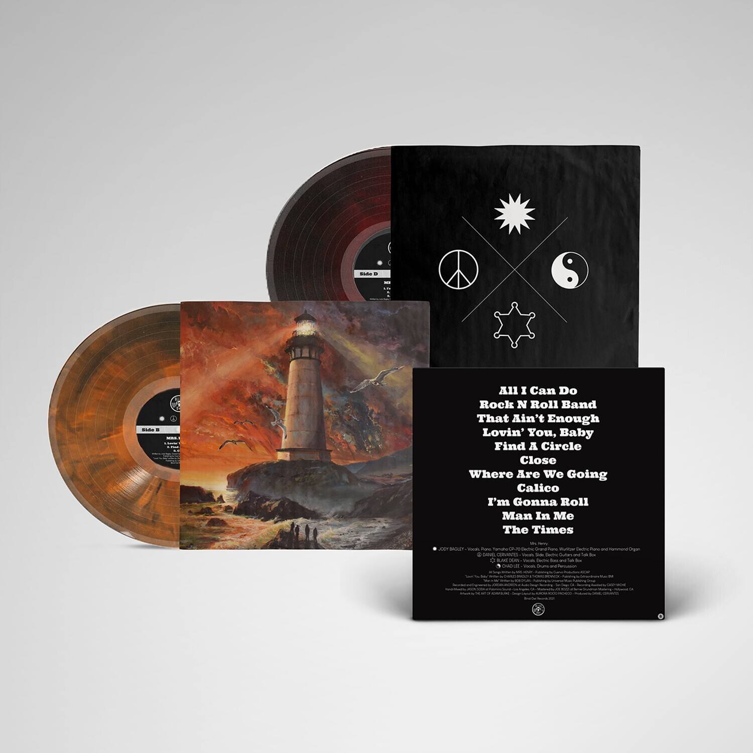 All I Can Do  
Rock N Roll Band  
That Ain't Enough  
Lovin' You, Baby  
Find A Circle  
Close  
Where Are We Going  
Calico  
I'm Gonna Roll  
Man In Me  
The Times  

- rEMUSUTES  
MAN, TRADS  

- - - - - - - - - - - - - - - - - - - - - - - - - - - - - - - - - - - - - - - - - - - - - - - - - - - - - - - - - - - - - - - - - - - - - - - - - - - - - - - - - - - - - - - - - - - - - - - - - - - - - - - - - - - - - - - - - - - - - - - - - - - - - - - - - - - - - - - - - - - - - - - - - - - - - - - - - - - - - - - - - - - - - - - - - - - - - - - - - - - - - - - - - - - - - - - - - - - -