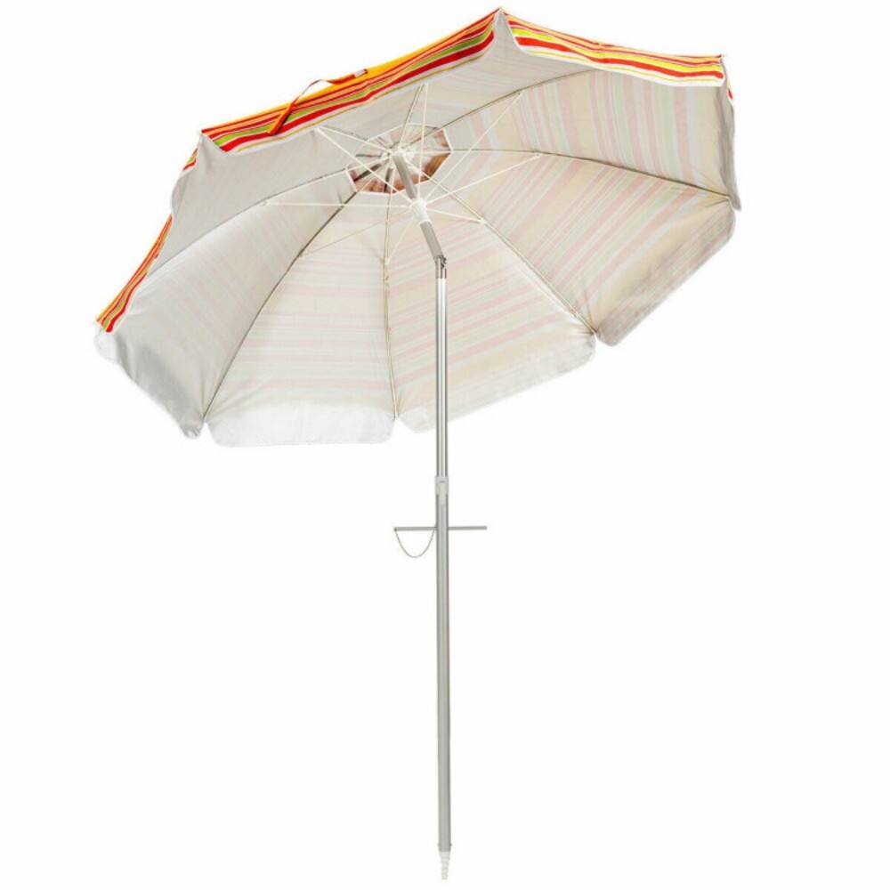 Alt View 4. Mondawe - 6.5 Feet Beach Umbrella with Carry Bag without Weight Base - Orange.