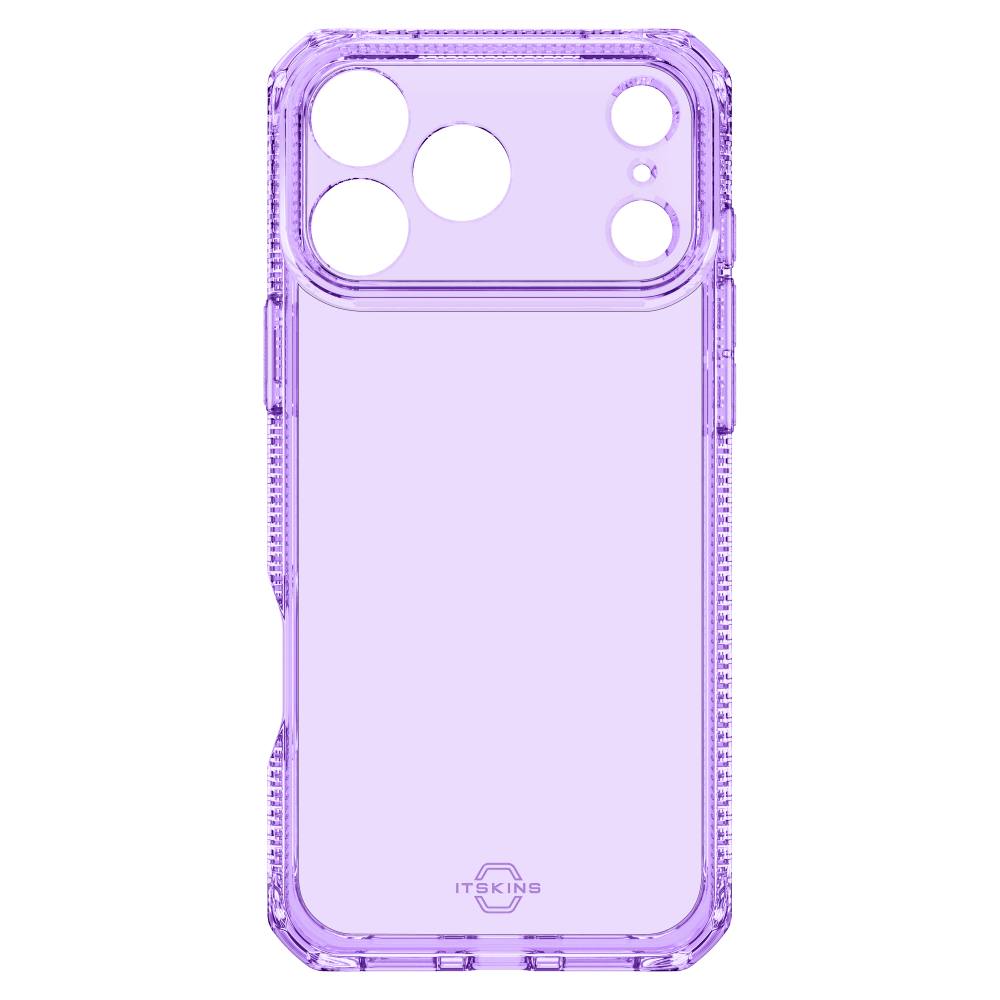 Alt View 4. Itskins - SPECTRUM R // CLEAR Case for Apple iPhone 18 Pro Max / 17 Pro Max - Purple.
