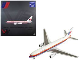Boeing 767-200 Commercial Aircraft "United Airlines" (N601UA) White w/ Stripes 1/400 Diecast Model by V1:400
