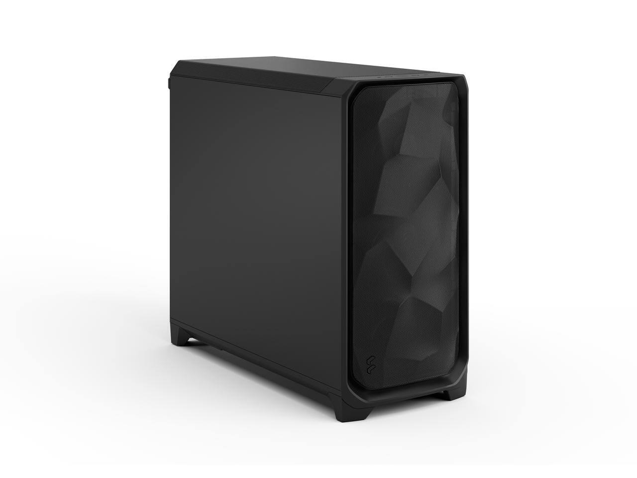 Alt View 1. Fractal Design - Fractal Design Meshify 3 XL E-ATX Full Tower PC Case - Black Chassis with Solid Side Panel - Black.