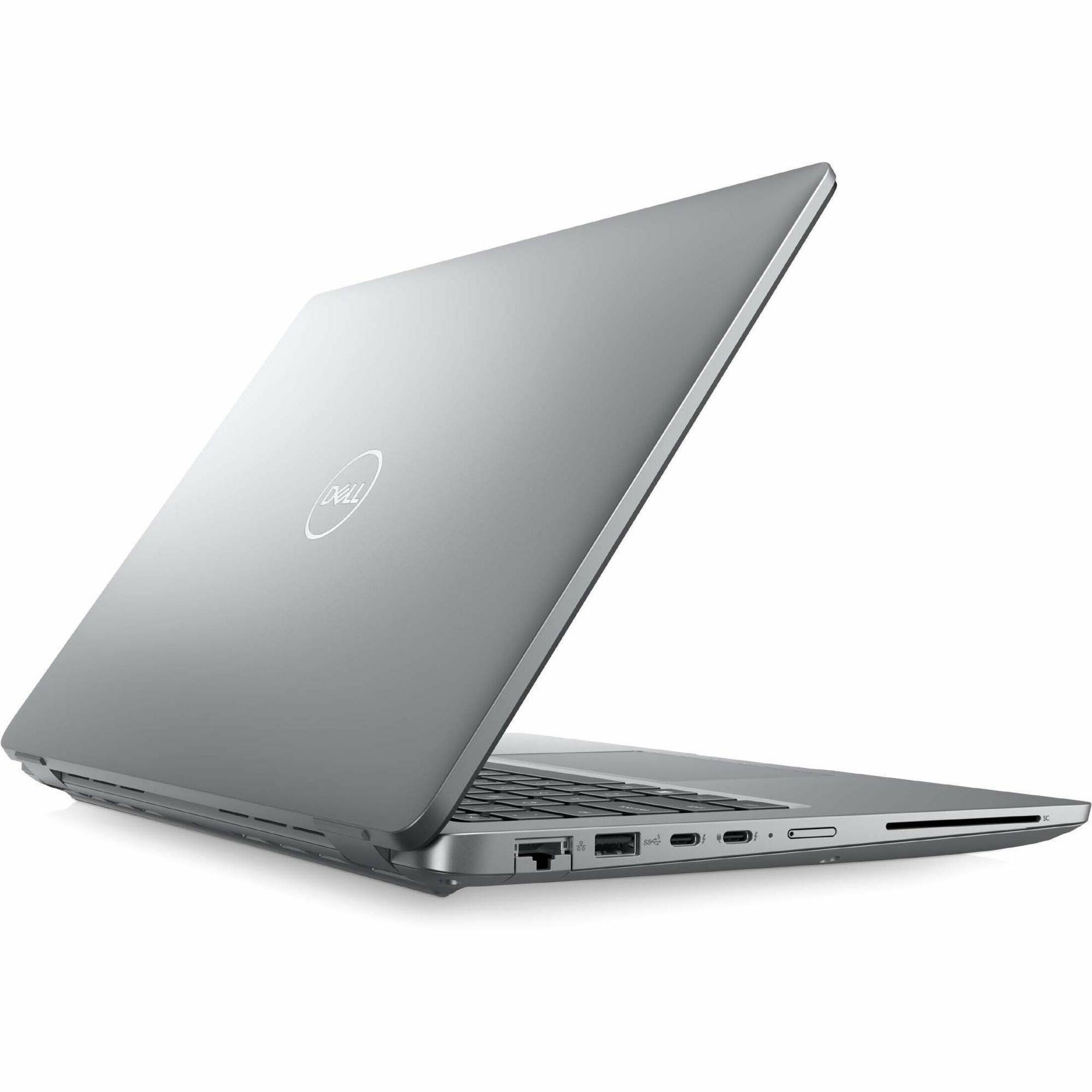 Alt View 17. Dell - Latitude 5000 14" Laptop - Intel Core Ultra 5 with 16GB Memory - 256 GB SSD - Titan Gray, Gray.