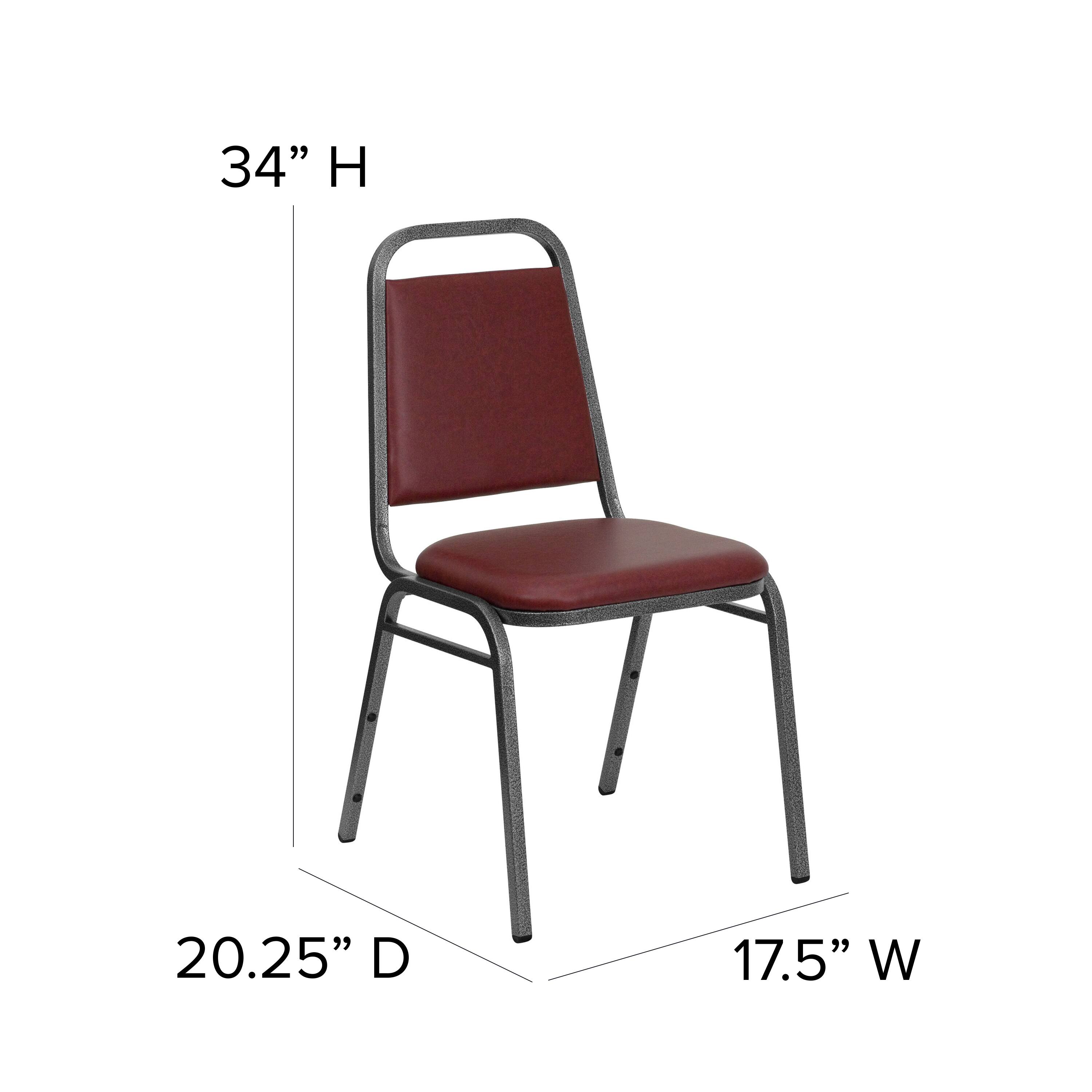 34" H  
20.25" D  
17.5" W