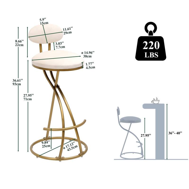 5.9" 15cm  
11.61" 29cm  
8.66" 22cm  
3.03" 7.7cm  
14.96" 38cm  
1.77" 4.5cm  
220 LBS  
36.61" 93cm  
27.95" 71cm  
9.84" 25cm  
17.12" 43.5cm  
27.95"  
36"- 40"