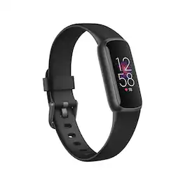 Fitbit - Refurbished Excellent - Luxe-Fitness and Wellness-Tracker with Stress Management, Sleep-Tracking and 24/7 Heart Rate, Black/Graphite, One - Black/Graphite - (2021)