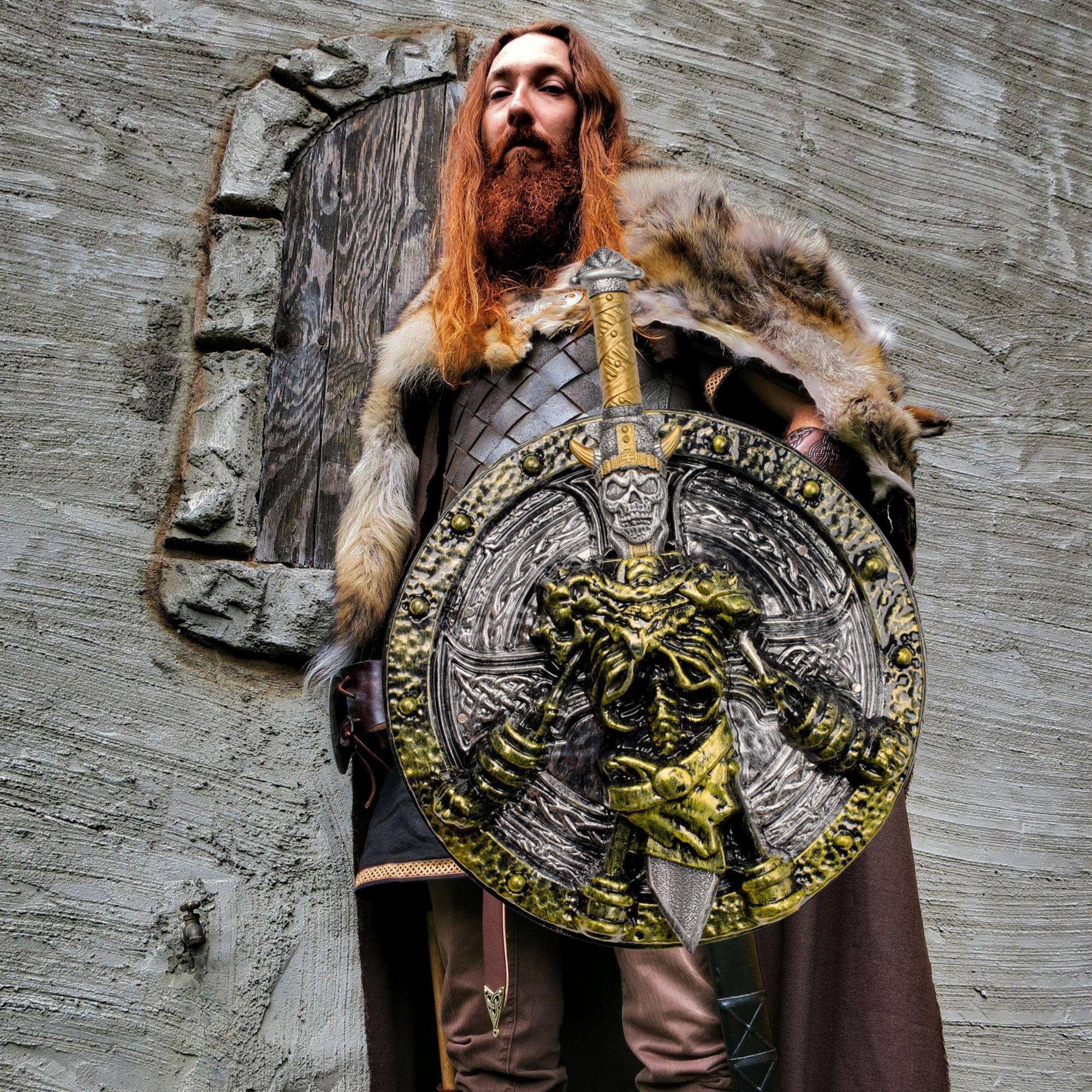 Alt View 1. Orion Costumes - Viking Shield & Sword Costume Accessory - Multicolored.