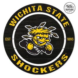 Jardine - Wichita State Shockers 20'' x 20'' Indoor/Outdoor Team Color Circle Sign - Yellow