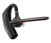 Front. HP - Poly Voyager Legend 50 Wireless Noise Cancelling In-Ear Headset - Black.