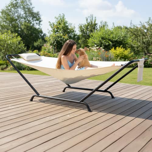Winado 7.7FT Freestanding Hammock Set 600LBS Heavy Duty Hammock