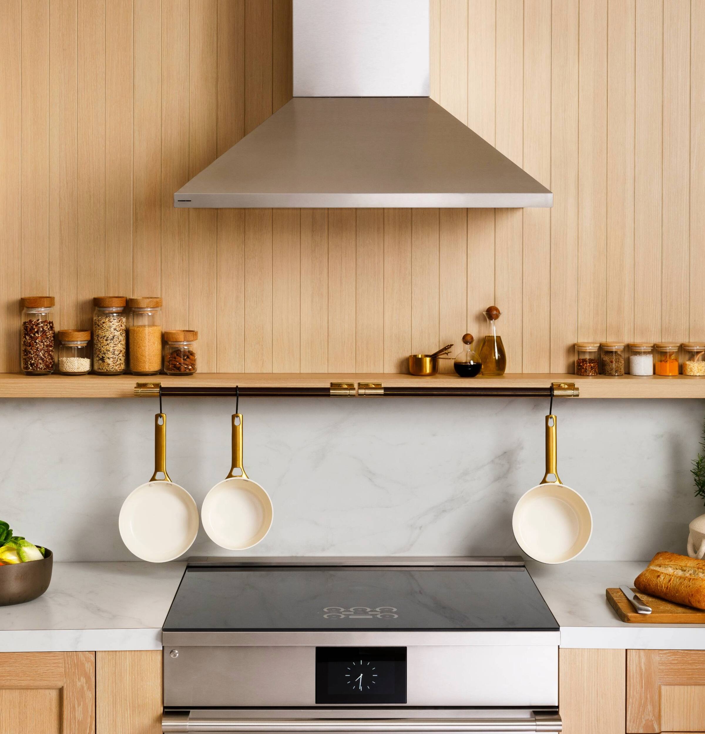 Alt View 6. Monogram - 48" Convertible Range Hood - Stainless Steel.