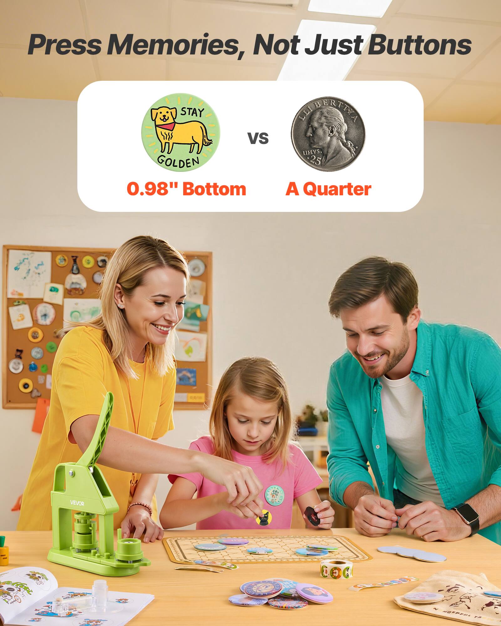 Press Memories, Not Just Buttons

STAY GOLDEN vs A Quarter

0.98" Bottom

LLIBERTISA LISEYS. 25