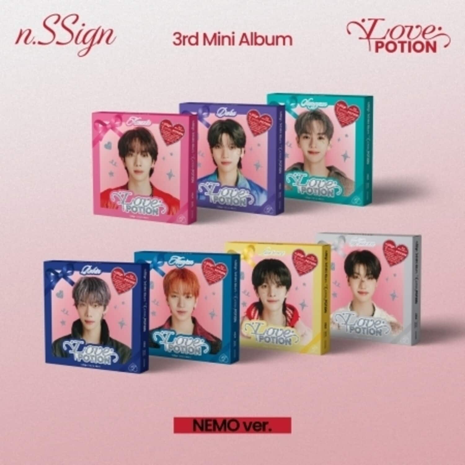 N.Ssign - Love Potion - Nemo QR Card Version - 2 Unit Photocards, 2 Photocards, Folding Poster + 7pc - DISCLESS DIGITAL [Digital Download] price history on PriceWatchPro